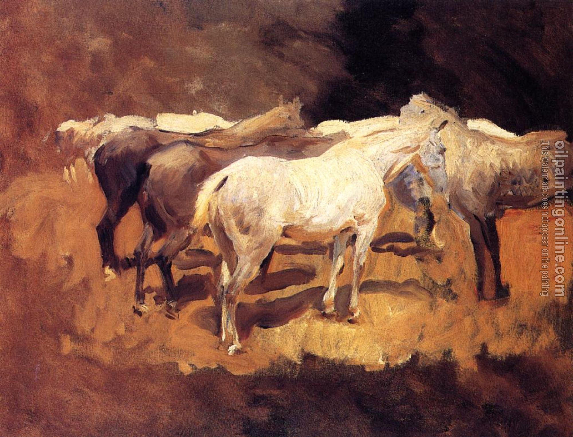 Sargent, John Singer - Horses at Palma